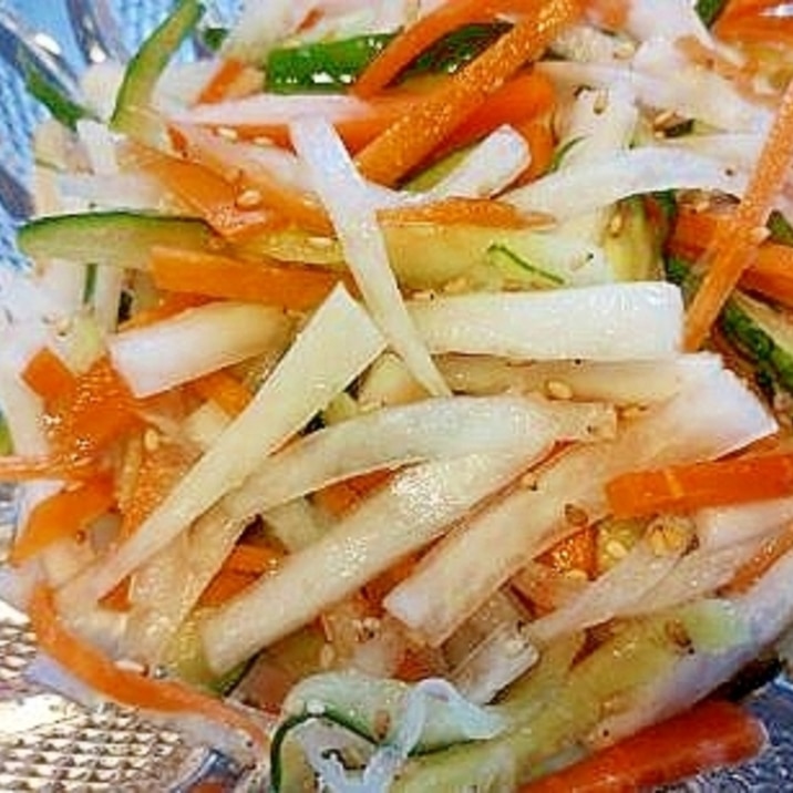 三色なます(大根・にんじん・きゅうり)